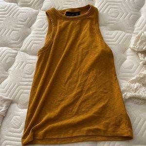 Mustard yellow tank